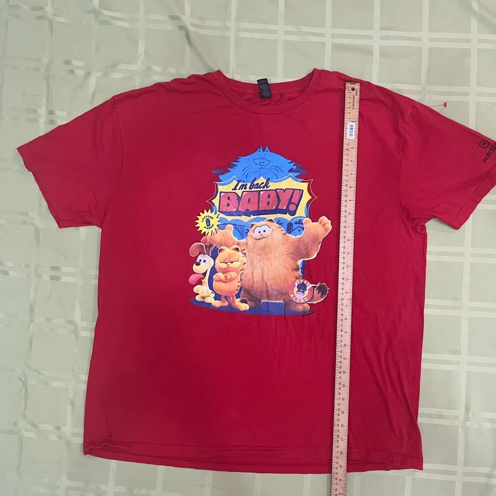 The Garfield Movie Unisex  Graphic‎ T-Shirt with Cartoon Print 2XL